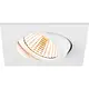 SLV 1007328 NEW TRIA 68 inbouwring vierkant wit IP20 excl. lichtbron