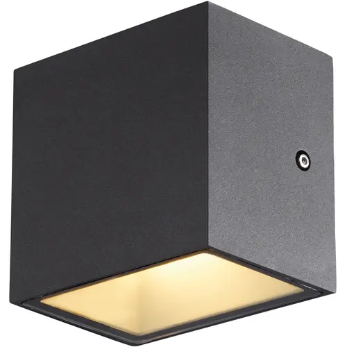 SLV 1005148 wandarmatuur LED 6,2W outdoor IP65 SITRA S WL SINGLE 3000/4000K antraciet
