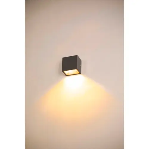 SLV 1005148 wandarmatuur LED 6,2W outdoor IP65 SITRA S WL SINGLE 3000/4000K antraciet