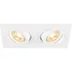 SLV 1008509 New Tria 155 plafondinbouwarmatuur zwenkbaar 10W aluminium vierkant wit IP20 excl. lichtbron