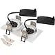 SLV 1008509 New Tria 155 plafondinbouwarmatuur zwenkbaar 10W aluminium vierkant wit IP20 excl. lichtbron