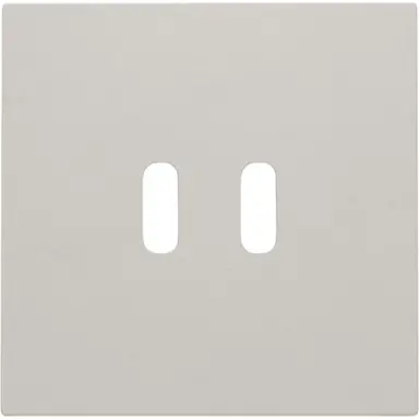 Niko 102-68003 afwerkingsset voor dubbele smart USB-C lader light grey