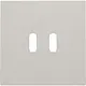 Niko 102-68003 afwerkingsset voor dubbele smart USB-C lader light grey