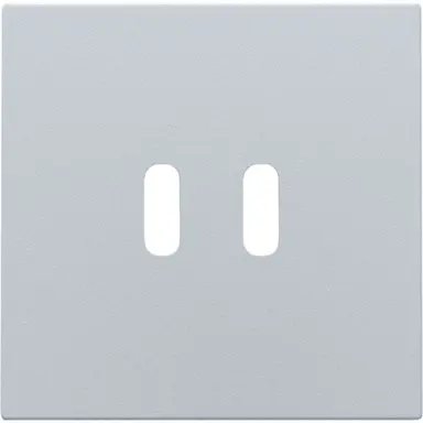 Niko 121-68003 afwerkingsset voor dubbele smart USB-C lader sterling coated