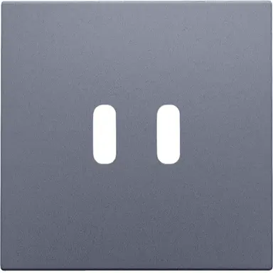 Niko 220-68003 afwerkingsset voor dubbele smart USB-C lader blue grey coated