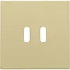 Niko 221-68003 afwerkingsset voor dubbele smart USB-C lader gold coated