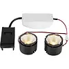 SLV 1008005 NEW TRIA 155 double led module 13,6 W 2700K zwart IP20