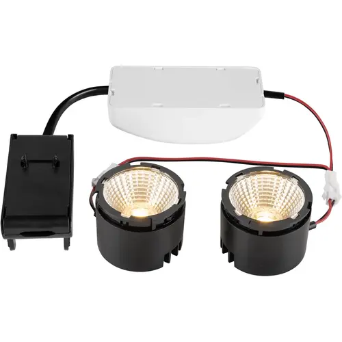 SLV 1008005 NEW TRIA 155 double led module 13,6 W 2700K zwart IP20