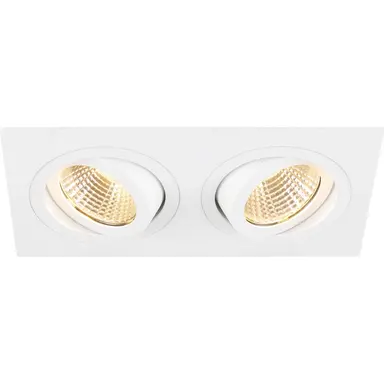SLV 1008511 NEW TRIA 155 inbouwspot LED vierkant 13,6W 2700K wit IP20