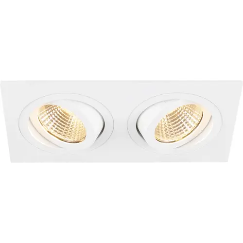 SLV 1008511 NEW TRIA 155 inbouwspot LED vierkant 13,6W 2700K wit IP20