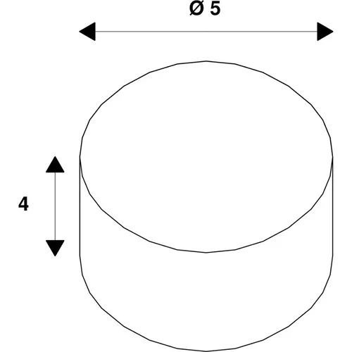 SLV 1008006 NEW TRIA 155 DL double led module 13,6W 3000K zwart IP20