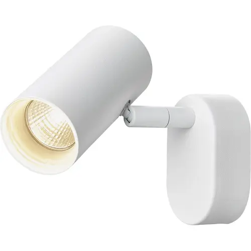 SLV 1008715 NOBLO CW single wand- en plafondopbouwarmatuur LED 6W 2700K faseafsnijding wit IP20
