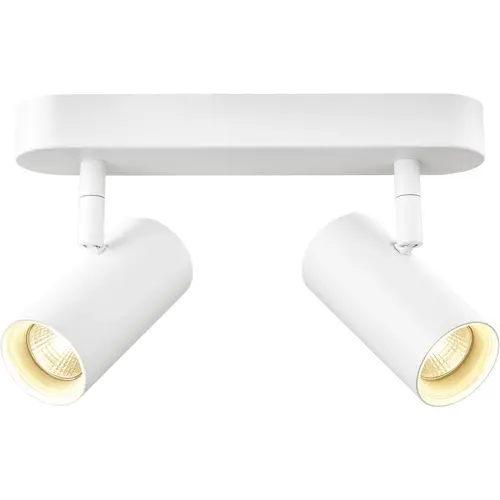 SLV 1008716 noblo cw double wand- en plafondopbouwarmatuur LED 12W 2700K dimbaar wit