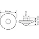 Esylux PD-C360I/8PLUS WIT inbouw plafond aanwezigheidssensor 360gr 8m IP20 wit