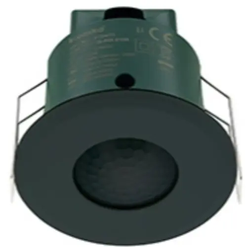 Klemko PLF-IB-PIR-ECO-ZW Lumiko plafond aanwezigheidsdetector 360gr. 7m 40m² zwart