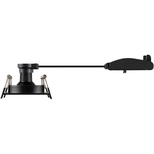 SLV 1008510 NEW TRIA 155 plafondinbouwarmatuur vierkant 2x GU10 fitting zwenkbaar zwart IP20