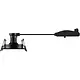 SLV 1008510 NEW TRIA 155 plafondinbouwarmatuur vierkant 2x GU10 fitting zwenkbaar zwart IP20 excl. lichtbron