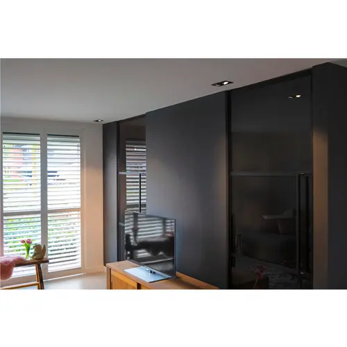 SLV 1008510 NEW TRIA 155 plafondinbouwarmatuur vierkant 2x GU10 fitting zwenkbaar zwart IP20