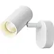 SLV 1008703 NOBLO single wand- en plafondopbouwspot 8W rond dim to warm 2000-3000K wit IP20
