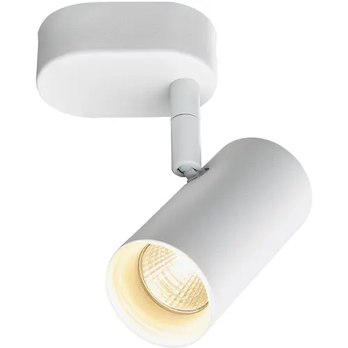 SLV 1008709 NOBLO single wand- en plafondopbouspot 6W rond 3000K wit IP20