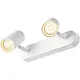 SLV 1008710 NOBLO double wand- en plafondopbouwspot 12W rond 3000K wit IP20