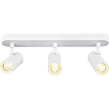 SLV 1008711 NOBLO triple wand- en plafondopbouwspot 19W rond 3000K wit IP20