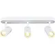 SLV 1008711 NOBLO triple wand- en plafondopbouwspot 19W rond 3000K wit IP20