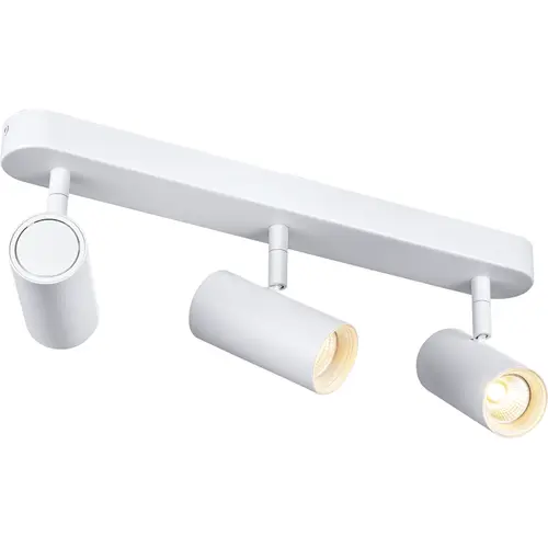 SLV 1008711 NOBLO triple wand- en plafondopbouwspot 19W rond 3000K wit IP20