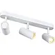 SLV 1008711 NOBLO triple wand- en plafondopbouwspot 19W rond 3000K wit IP20