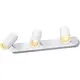 SLV 1008711 NOBLO triple wand- en plafondopbouwspot 19W rond 3000K wit IP20