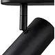 SLV 1008713 NOBLO double wand- en plafondopbouwspot 12W rond 3000K zwart IP20