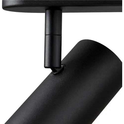 SLV 1008714 NOBLO triple wand- en plafondopbouwspot 19W rond 3000K zwart IP20