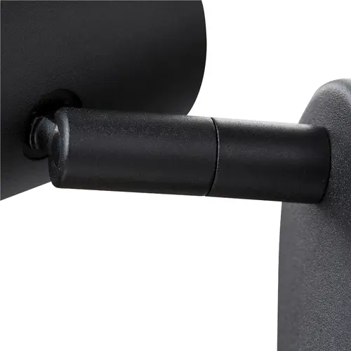 SLV 1008718 NOBLO single wand- en plafondopbouwspot 6W rond 2700K zwart IP20