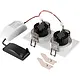 SLV 1008513 NEW TRIA 155 double plafondinbouwspot 14W vierkant 3000K wit IP20