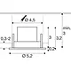 SLV 1009002 NEW TRIA 45 plafondinbouwspot 4W rond 2700K 24° wit IP20 / IP44