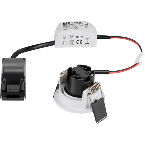 SLV 1009002 NEW TRIA 45 plafondinbouwspot 4W rond 2700K 24° wit IP20 / IP44