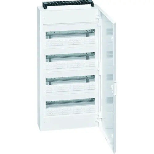 Hager VB418C Vega opbouw groepenkast leeg 4 rijen 18 modulen kunststof 775x400x146mm wit IP30