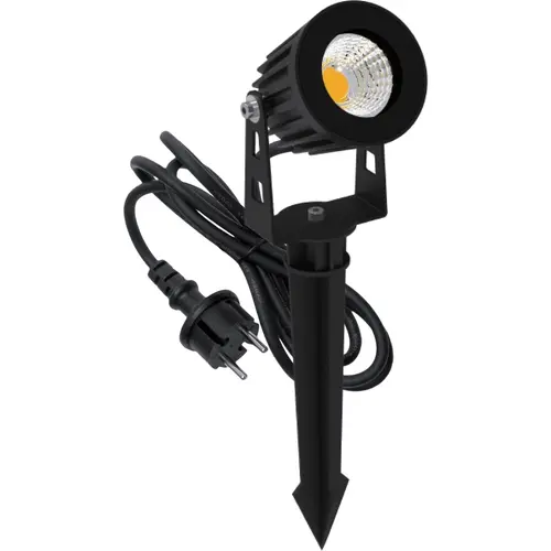 Megaman MM12678 prikspot LED 5W 3000K 400lm IP65 zwart