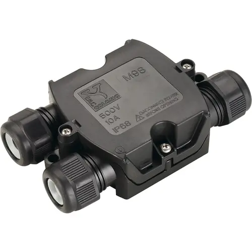 SLV 228726 Y-verbindingsdoos opbouw 64x110x30mm IP68 zwart