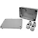 KlikAanKlikUit OWH-002 spatwaterdichte montagedoos voor 3-in-1 inbouwschakelaar 164x109x48mm grijs IP56