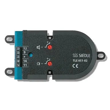 Siedle TLE 051-02 inbouw deurluidspreker 6+n techniek zwart