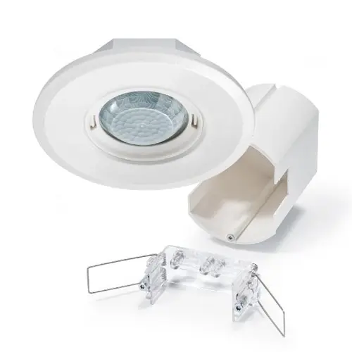 Esylux EP10428548 inbouw platte plafond-bewegingsmelder 360° Ø 8m wit IP20