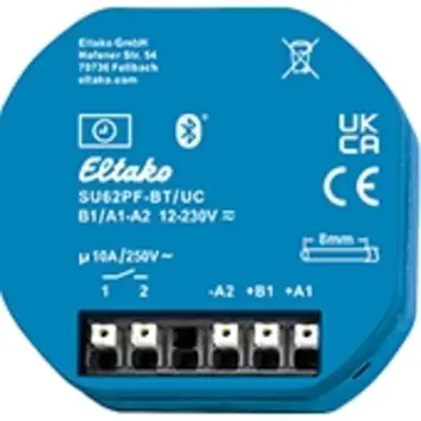 Eltako SU62PF-BT/UC 1-kanaals inbouw tijdschakelklok met Bluetooth 1NO 10A/250VAC
