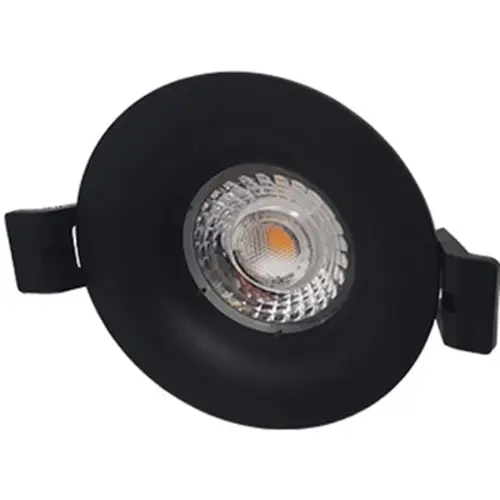 Interlight IL-DCM836K27B led spot vast 8W dimbaar + driver 500lm inbouw 2700K zwart mat