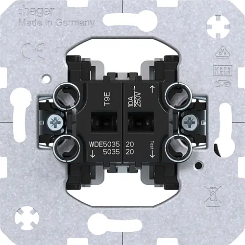 Hager Berker WDE503520 jaloeziedrukcontact 1-polig