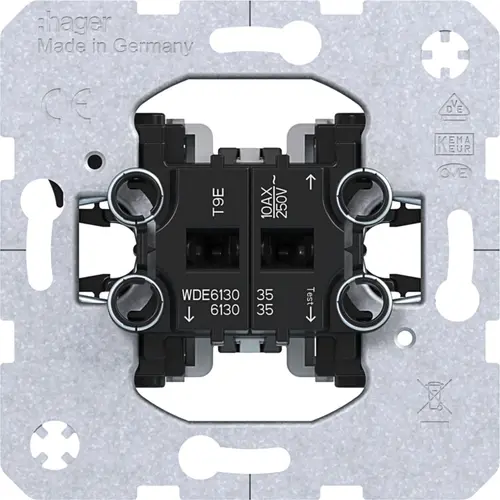 Hager Berker WDE613035 serieschakelaar 10A