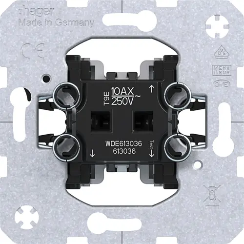 Hager Berker WDE613036 wisselschakelaar 10A