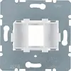 Hager Berker WDF4612W draagring modulair jack 1-voudig wit 14,9 x 20,7mm