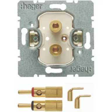 Hager Berker WDF48001 luidsprekercontactdoos