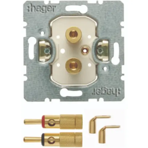 Hager Berker WDF48001 luidsprekercontactdoos